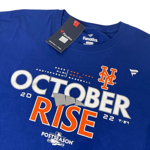 Fanatics Other - Fanatics MLB Genuine Merch New York Mets October Rise‎ Postseason 2022 Shirt XL